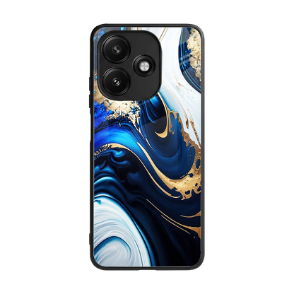 Arctic Flow back phone cover | glass case for redmi 12 5g