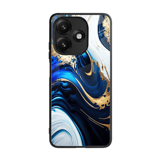 Arctic Flow back phone cover | glass case for redmi 12 5g