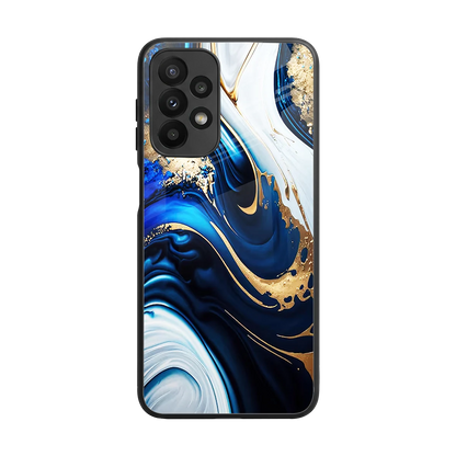 Arctic Flow back phone cover | glass case for samsung galaxy a23