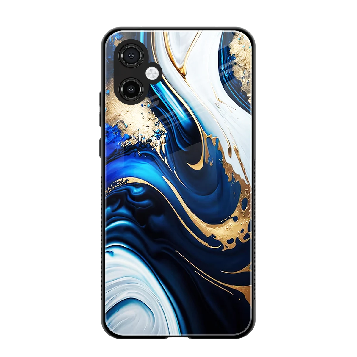 Arctic Flow back phone cover | glass case for samsung galaxy a06 5g