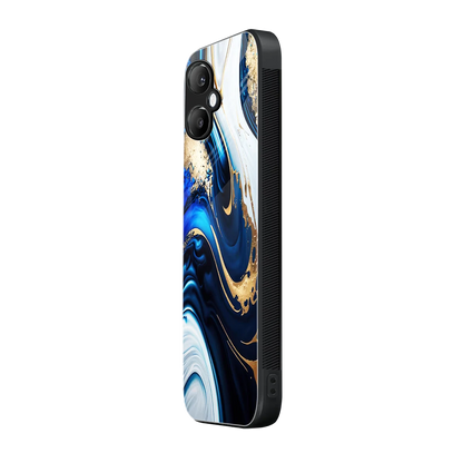 Arctic Flow samsung galaxy a06 5g mobile cover | shockproof glass phone case