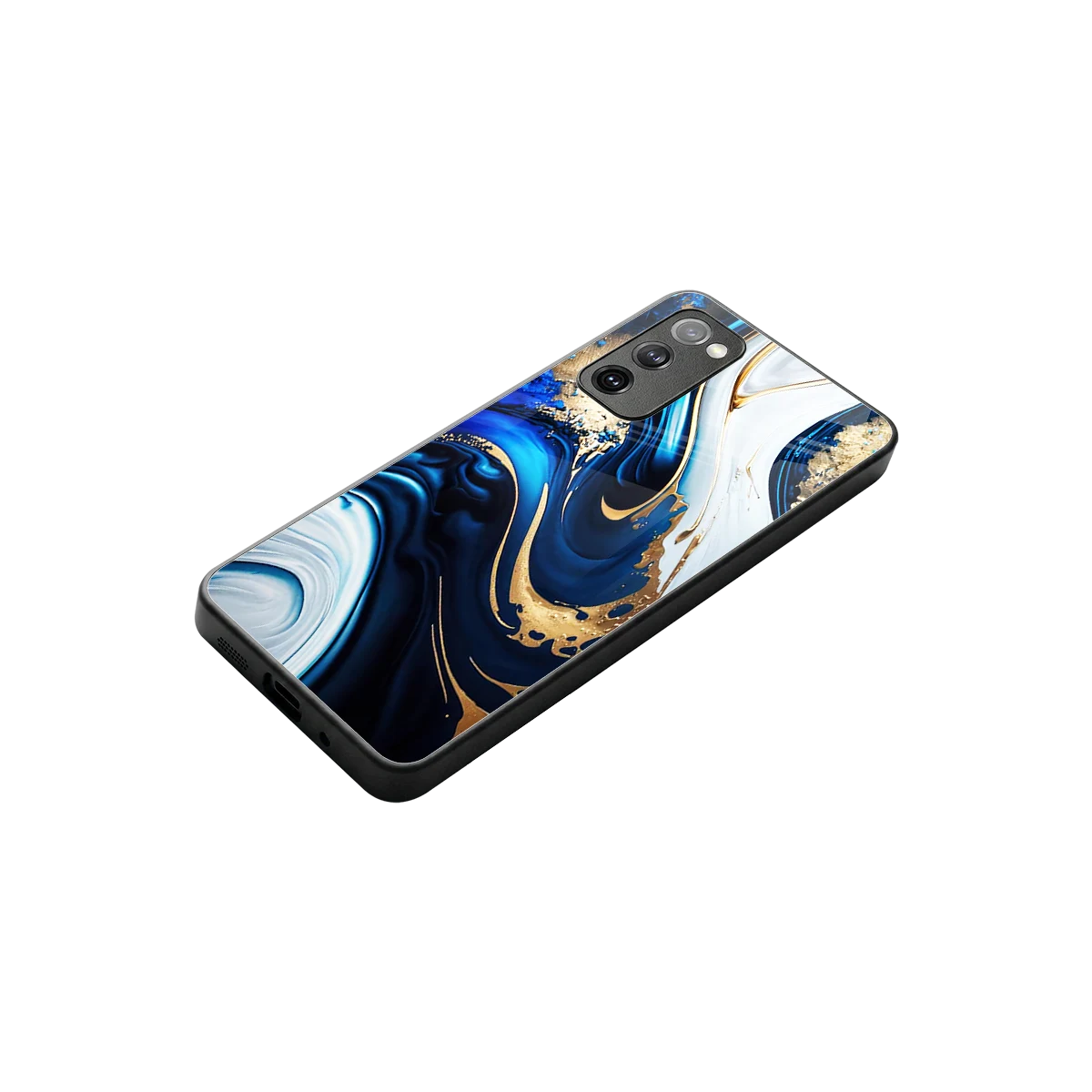 Arctic Flow stylish phone case for samsung galaxy s20 fe | glossy glass and slim fit