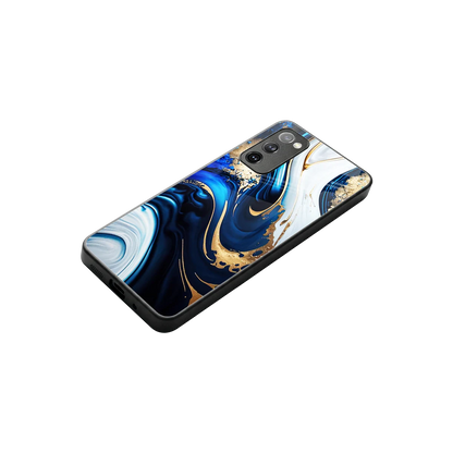 Arctic Flow stylish phone case for samsung galaxy s20 fe | glossy glass and slim fit