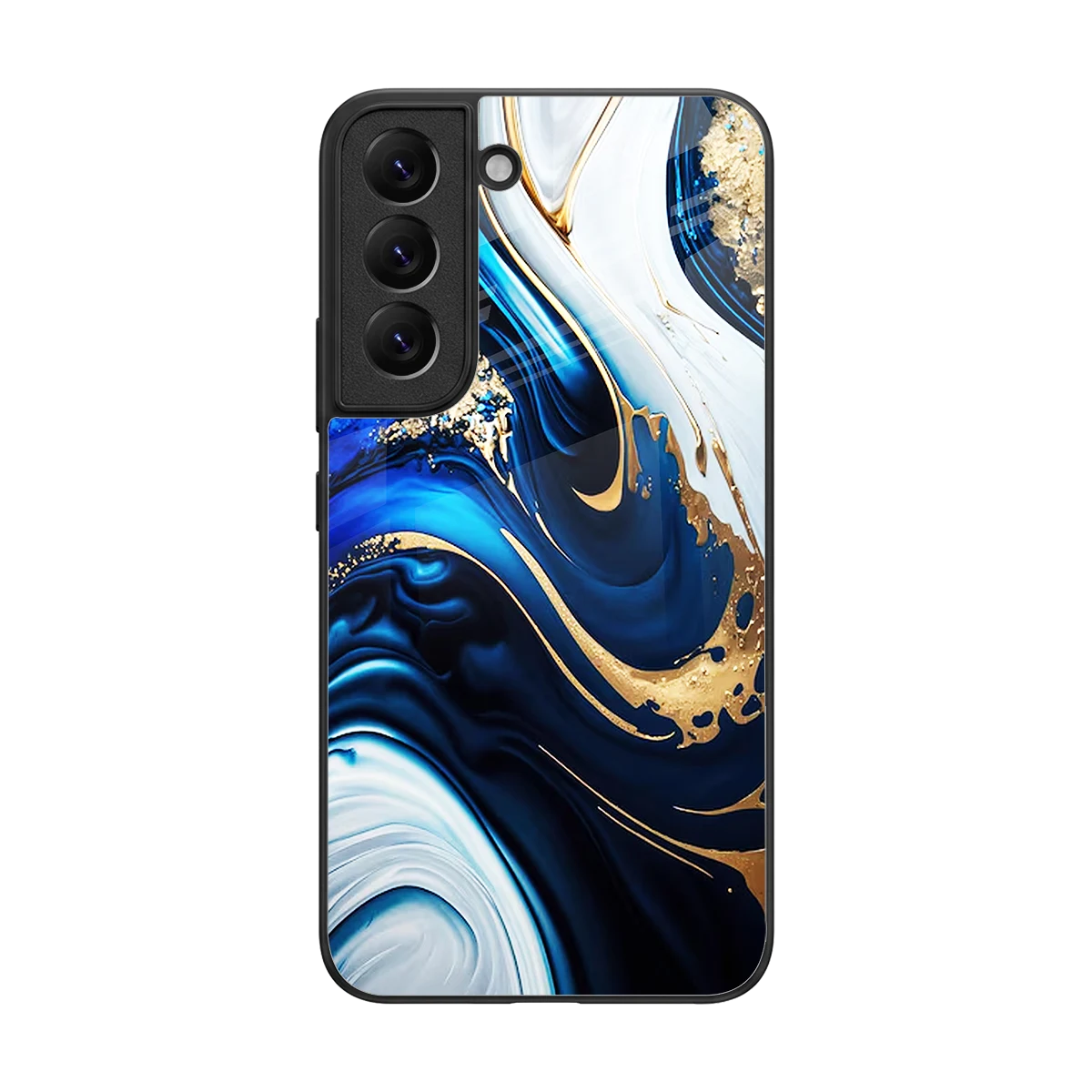 Arctic Flow back phone cover | glass case for samsung galaxy s22