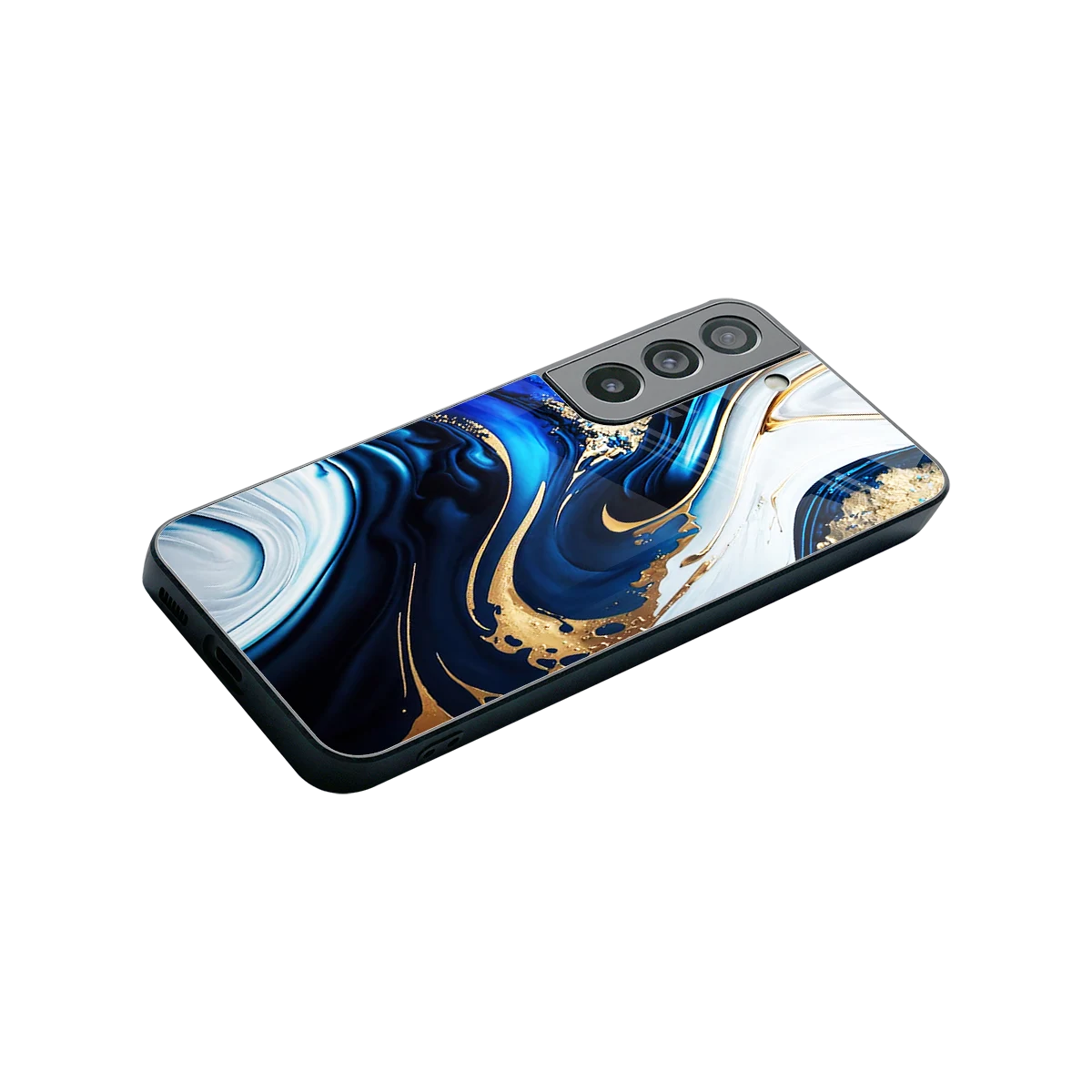 Arctic Flow stylish phone case for samsung galaxy s22 | glossy glass and slim fit