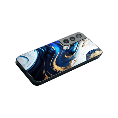 Arctic Flow stylish phone case for samsung galaxy s22 | glossy glass and slim fit