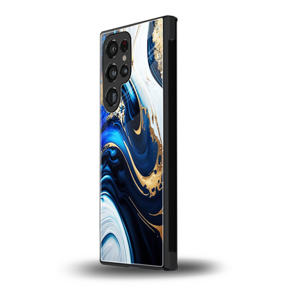 Arctic Flow samsung galaxy s23 ultra mobile cover | shockproof glass phone case