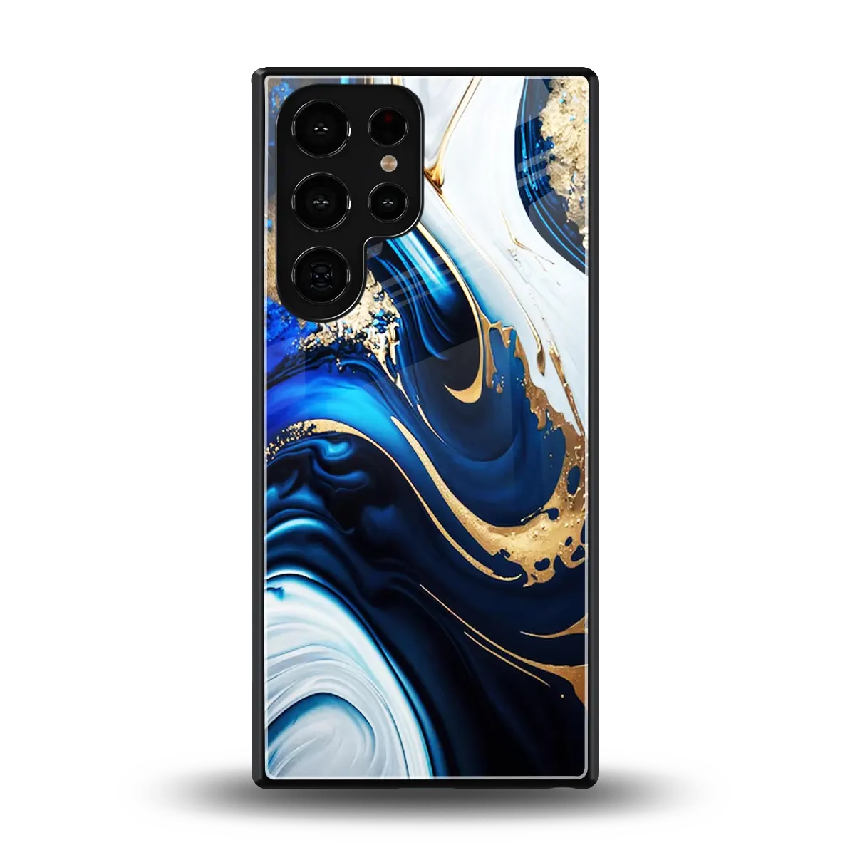 Arctic Flow back phone cover | glass case for samsung galaxy s25 ultra