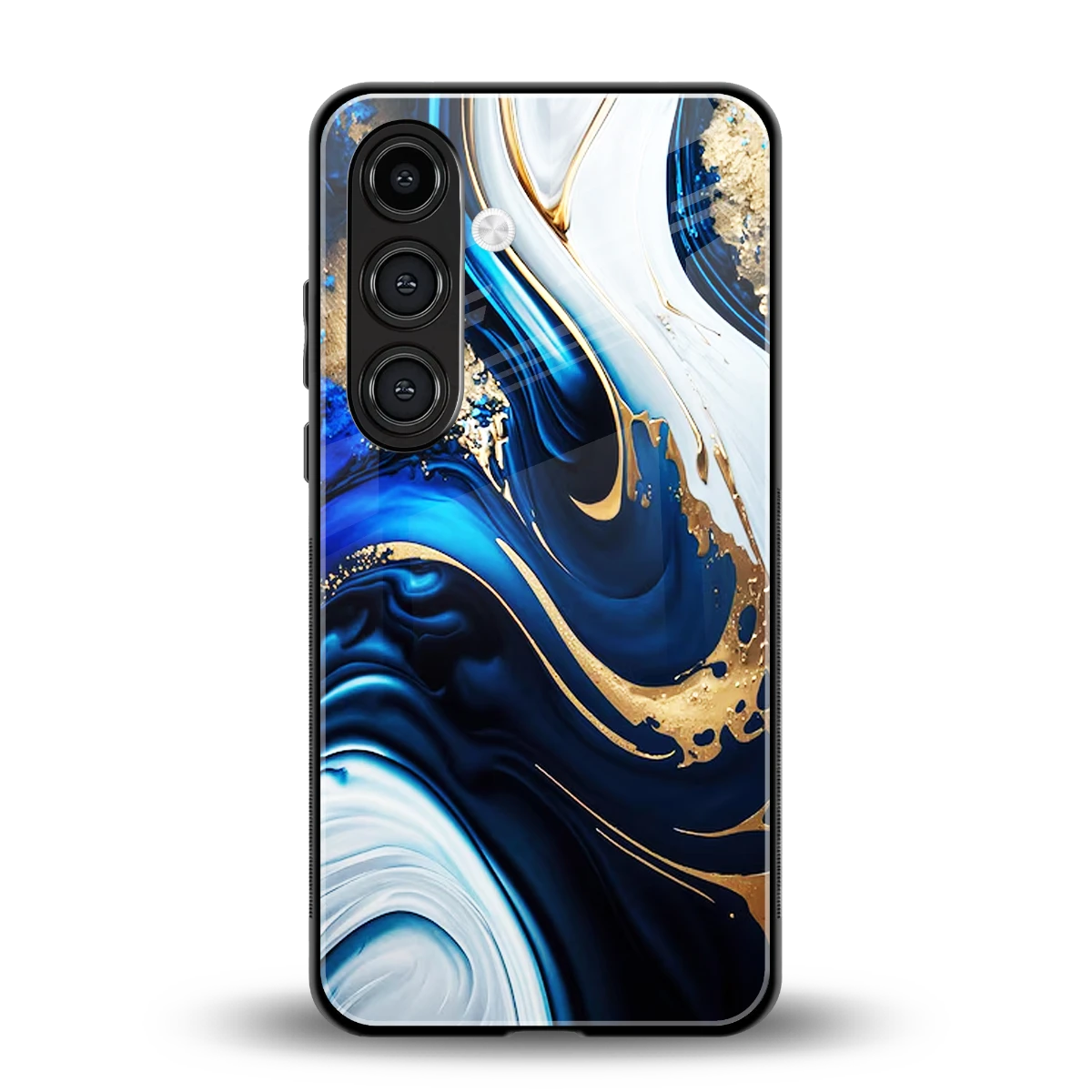 Arctic Flow back phone cover | glass case for samsung galaxy s24 plus