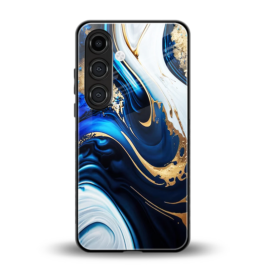 Arctic Flow back phone cover | glass case for samsung galaxy s24