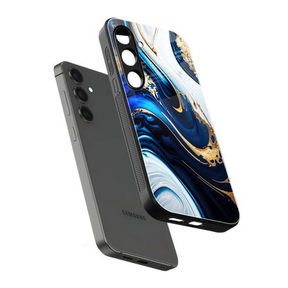 Arctic Flow sleek samsung galaxy s23 plus cover with tempered glass back and TPU edges