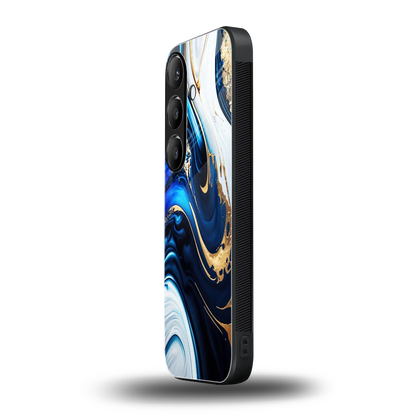 Arctic Flow samsung galaxy s24 mobile cover | shockproof glass phone case