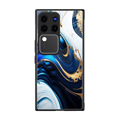 Arctic Flow back phone cover | glass case forvivo v30 pro