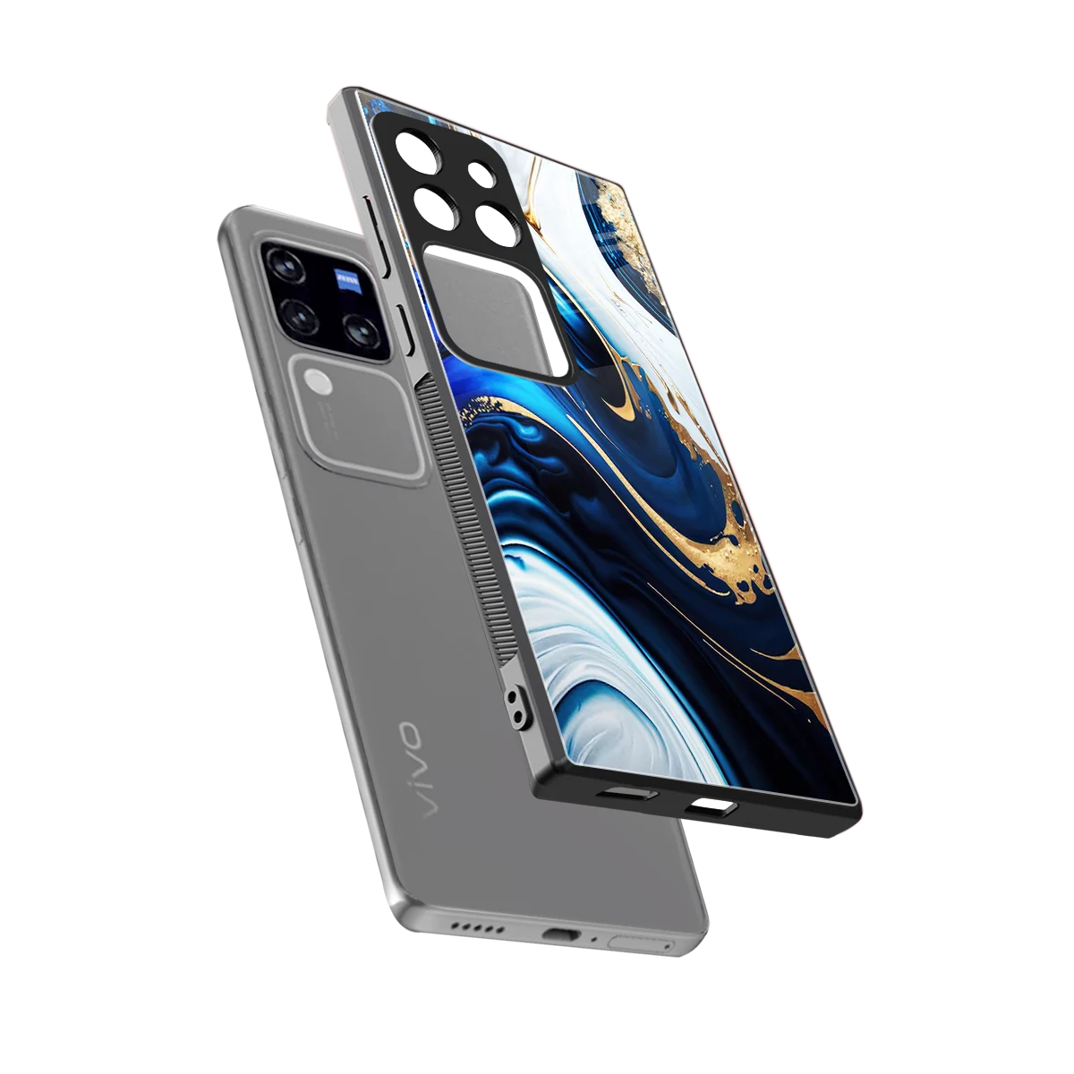 Arctic Flow sleekvivo v30 pro cover with tempered glass back and TPU edges