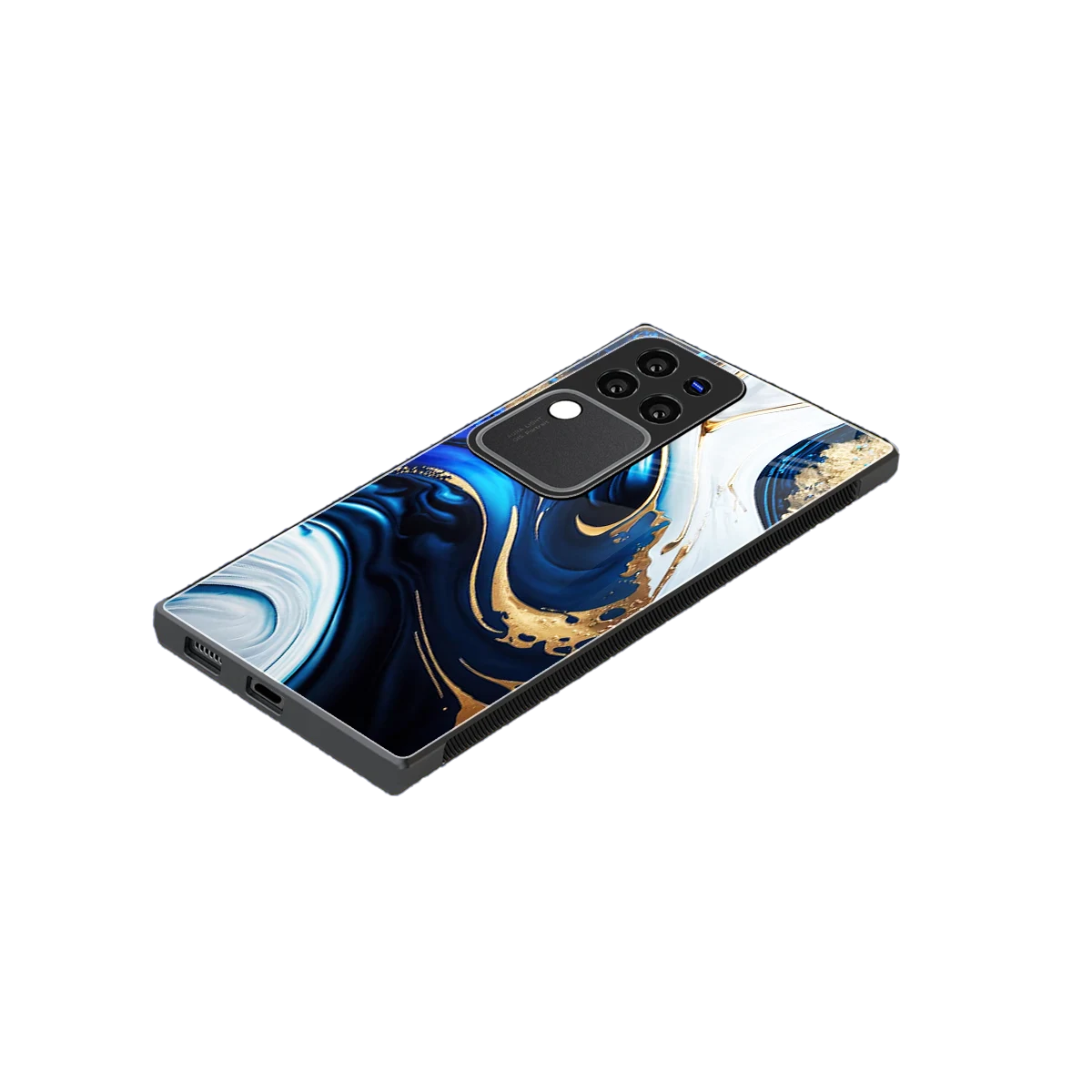 Arctic Flow stylish phone case forvivo v30 pro | glossy glass and slim fit