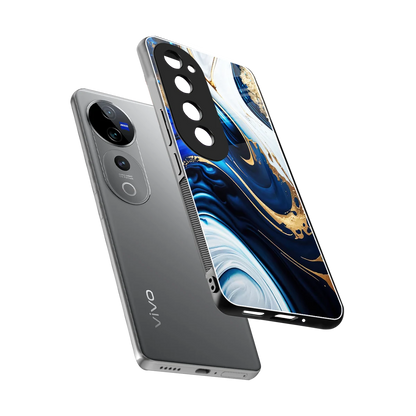 Arctic Flow sleek vivo v40 pro cover with tempered glass back and TPU edges