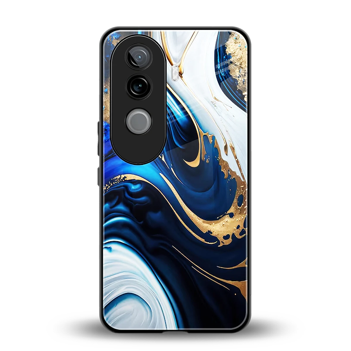 Arctic Flow back phone cover | glass case for vivo v40e