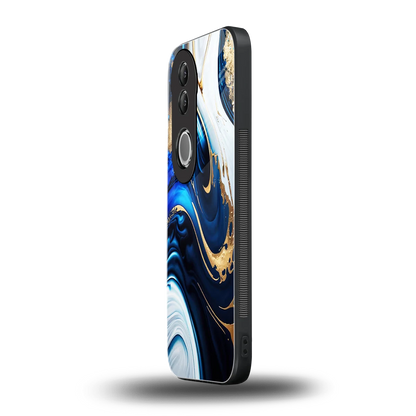 Arctic Flow vivo v50 mobile cover | shockproof glass phone case