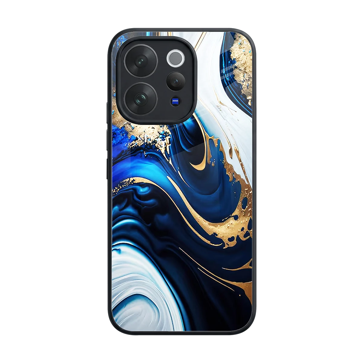 Arctic Flow back phone cover | glass case for vivo v70 elite