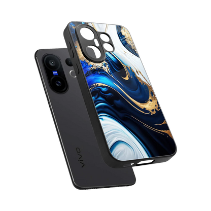 Arctic Flow sleek vivo x200 fe cover with tempered glass back and TPU edges