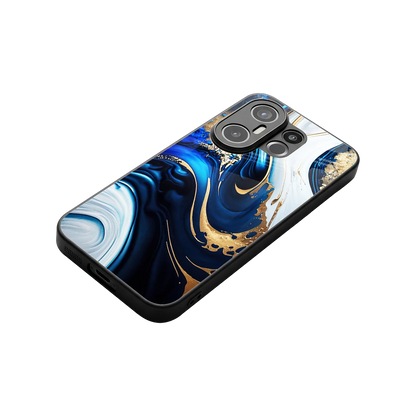 Arctic Flow stylish phone case for vivo x200 fe | glossy glass and slim fit