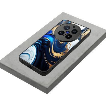 Arctic Flow stylish phone case for vivo x200 pro | glossy glass and slim fit