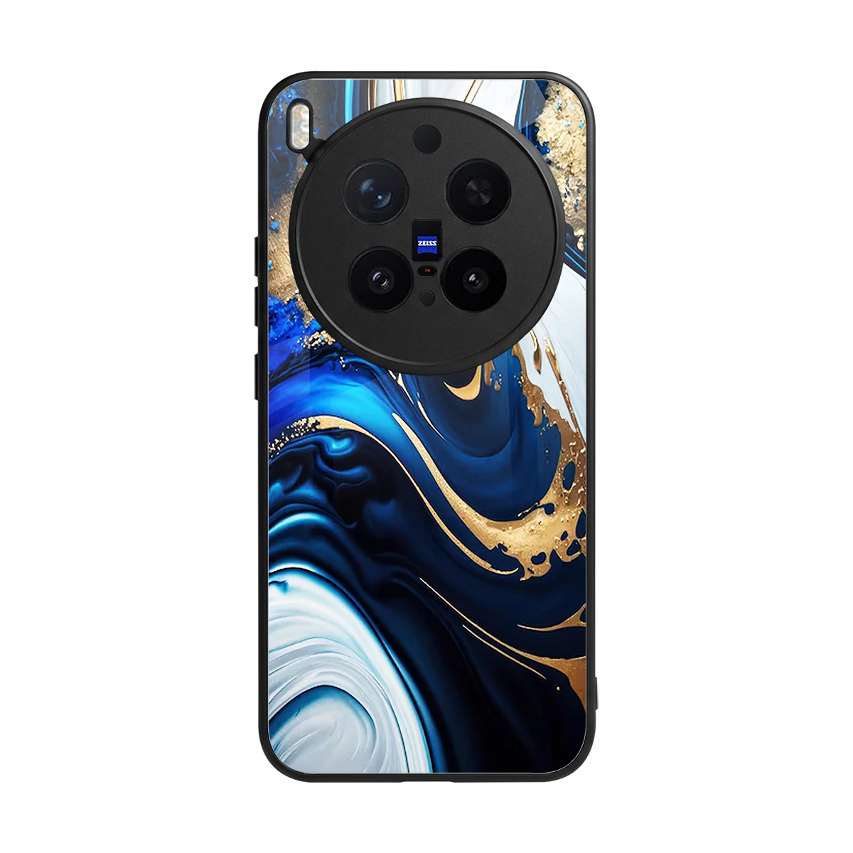 Arctic Flow back phone cover | glass case for vivo x300 pro