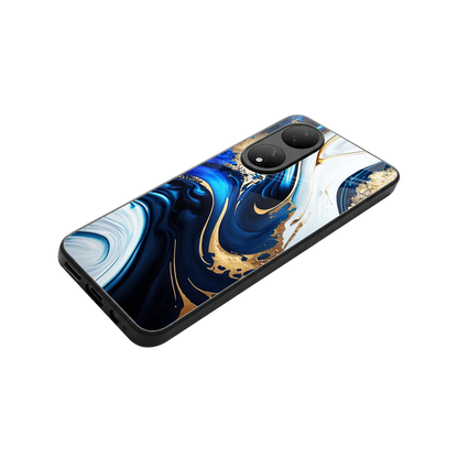 Arctic Flow stylish phone case for Vivo-y100 | glossy glass and slim fit