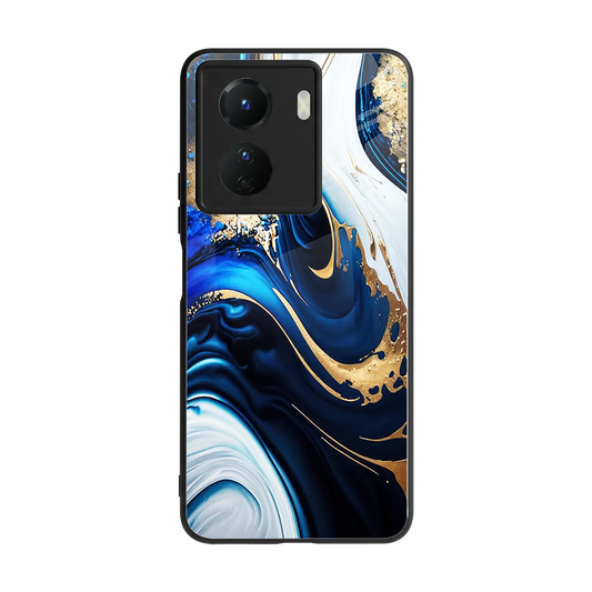 Arctic Flow back phone cover | glass case for vivo y16