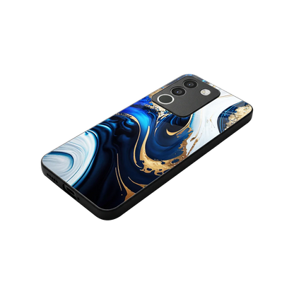 Arctic Flow stylish phone case for vivo y200 5g | glossy glass and slim fit