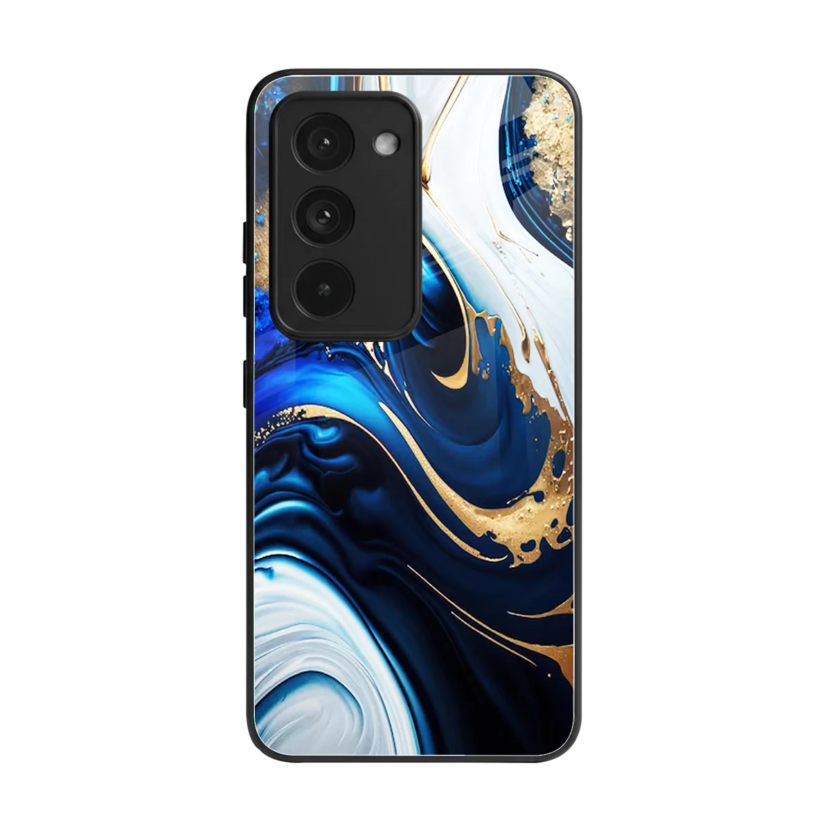 Arctic Flow back phone cover | glass case for redmi 15 5g