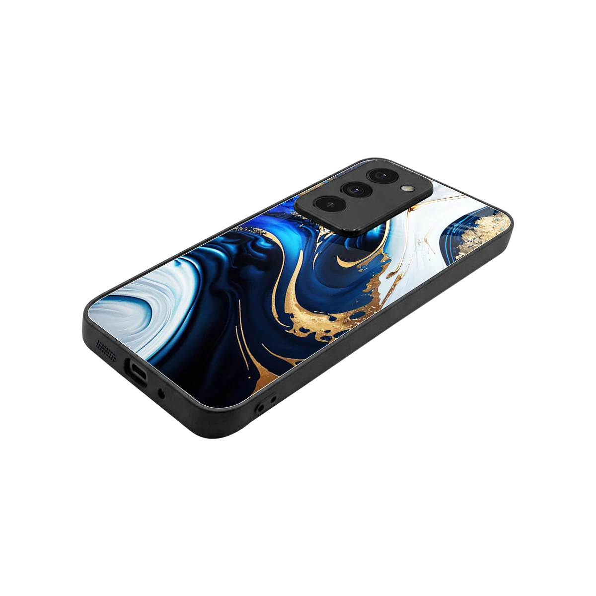 Arctic Flow stylish phone case for redmi 15 5g | glossy glass and slim fit