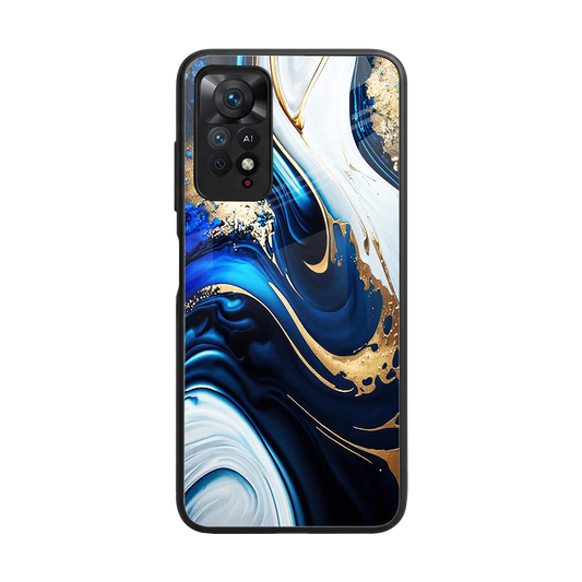 Arctic Flow back phone cover | glass case for redmi note 11 pro