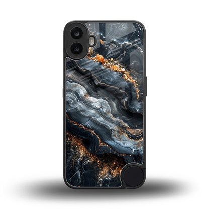 Arctic Stone back phone cover | glass case for cmf nothing phone 1
