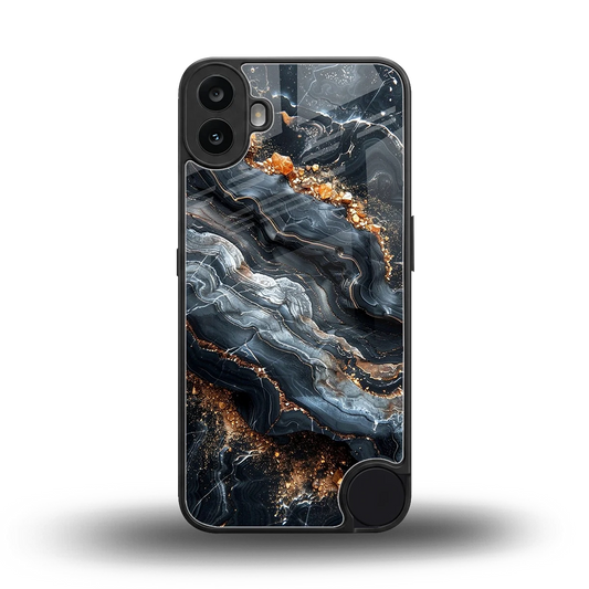 Arctic Stone back phone cover | glass case for cmf nothing phone 1