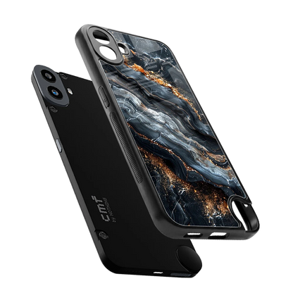 Arctic Stone sleek cmf nothing phone 1 cover with tempered glass back and TPU edges