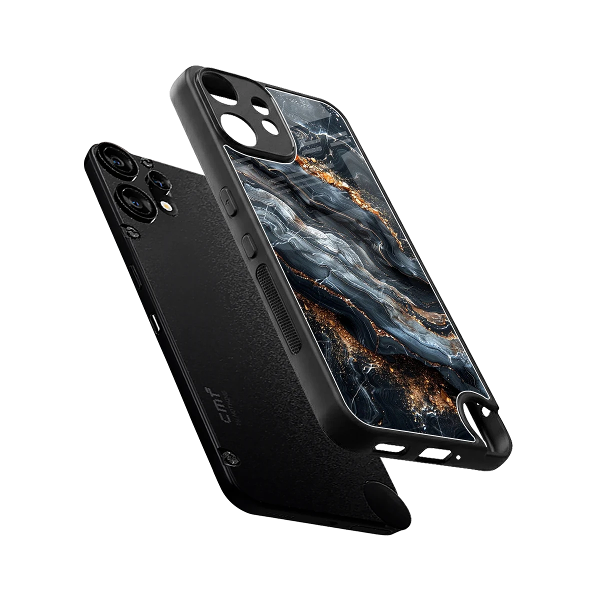 Arctic Stone sleek cmf nothing phone 2 pro cover with tempered glass back and TPU edges