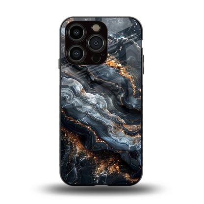 Arctic Stone back phone cover | glass case for iphone 13 pro