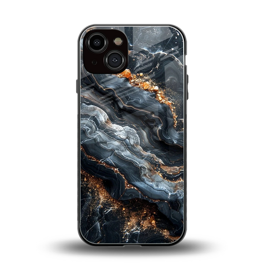 Arctic Stone back phone cover | glass case for iphone 13