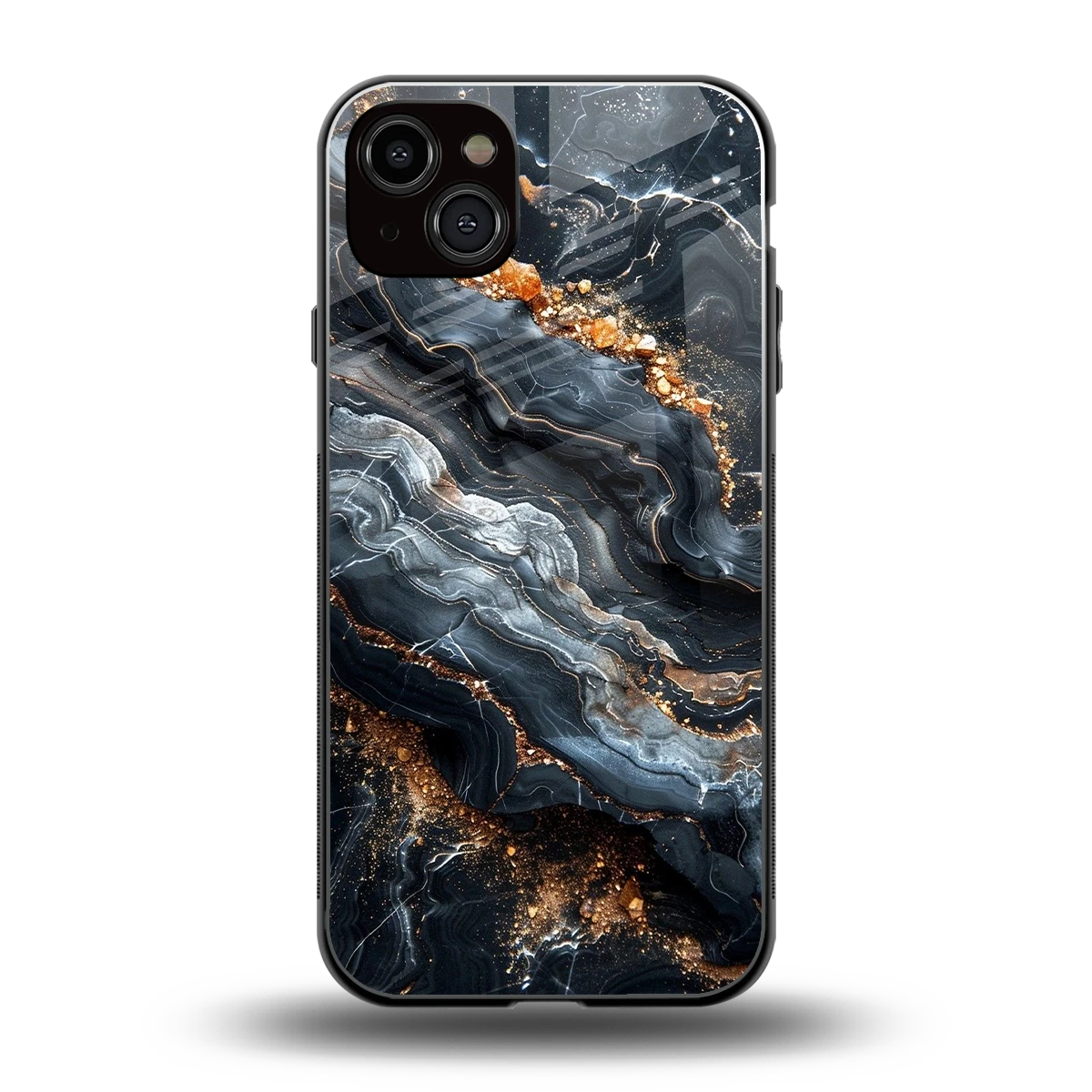 Arctic Stone back phone cover | glass case for iphone 14 plus