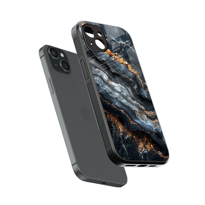 Arctic Stone sleek iphone 14 plus cover with tempered glass back and TPU edges