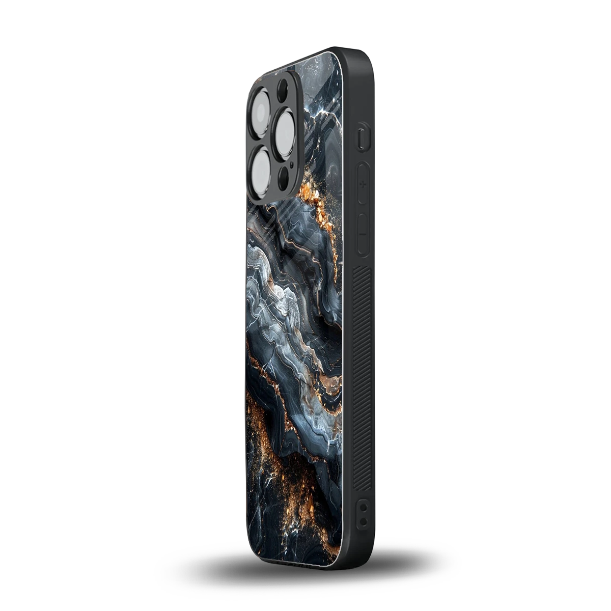 Arctic Stone iphone 15 pro mobile cover | shockproof glass phone case