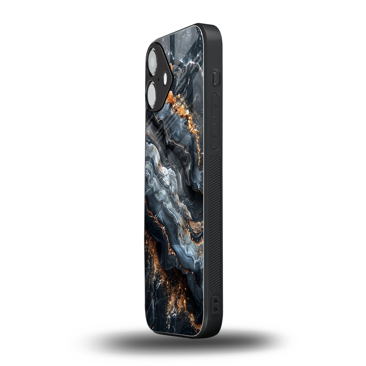 Arctic Stone iphone 16 plus mobile cover | shockproof glass phone case