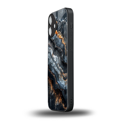 Arctic Stone iphone 16 plus mobile cover | shockproof glass phone case