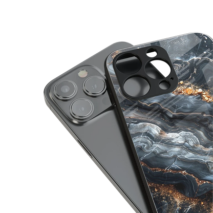 Arctic Stone stylish phone case for iphone 12 mini | glossy glass and slim fit