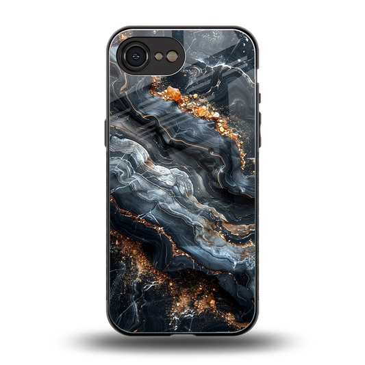 Arctic Stone back phone cover | glass case for iphone 16e