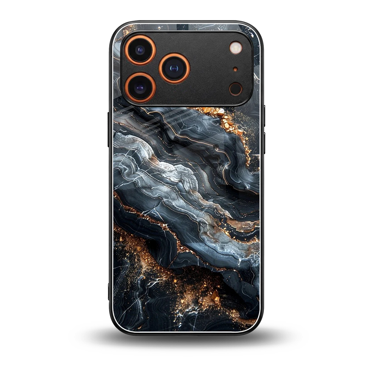 Arctic Stone back phone cover | glass case for iphone 17 pro