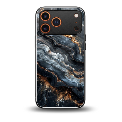 Arctic Stone back phone cover | glass case for iphone 17 pro