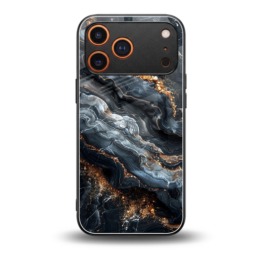 Arctic Stone back phone cover | glass case for iphone 17 pro max
