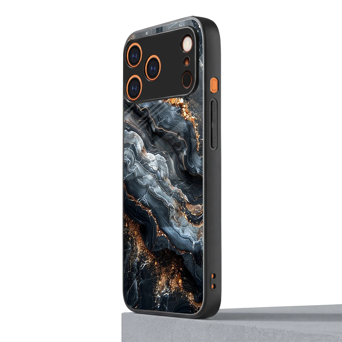 Arctic Stone iphone 17 pro max mobile cover | shockproof glass phone case